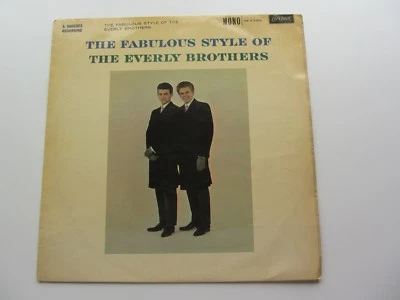 THE EVERLY BROTHER'S ORIG 1960 U.K. LONDON LP THE FABULOUS STYLE OF THE EVERLY B - Image 1 of 4