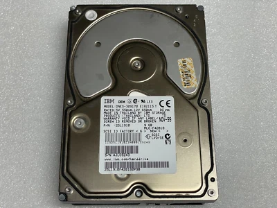IBM DNES-309170 (25L1910) 9.1GB, 7200RPM, 3.5" SCSI Internal Hard Drive - Image 1 of 4