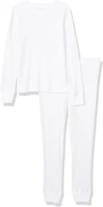 amazon essentials girls thermal long underwear set white size XXL 14 - Picture 1 of 5