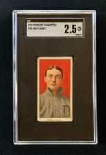 1909-11 T206 Piedmont Back Baseball Card Davy Jones Graded SGC 2.5