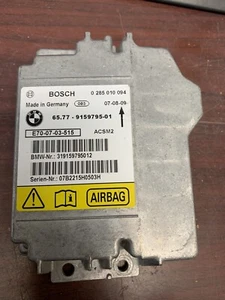 BMW X5 (E70) SRS CONTROL MODULE UNIT (P) PN:65.77-9159795-01 - Foto 1 di 3