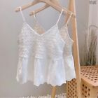 Breathable Hollow Crochet Tops Knit Hollow Out Camisole Knit Tank Top  Women
