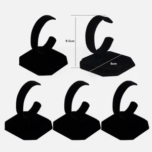 5PCS Wrist Watch Jewelry Display Rack Holder Black Bracelet Show Case Stand - Picture 1 of 9