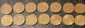 14 GREAT BRITAIN UK 3 PENCE COINS 1953-67 TA - Picture 1 of 2