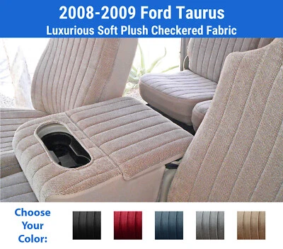 Fundas de asiento de felpa para Ford Taurus 2008-2009 Foto 1 de 4