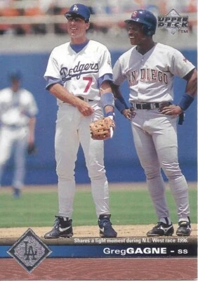 1997 Upper Deck Greg Gagne 396 Dodgers - Image 1 of 2