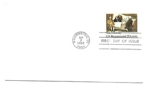 2052 Treaty of Paris 1783, uncacheted FDC - Picture 1 of 1