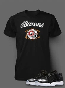 Camiseta de Béisbol Baron 45 a Juego J11 Zapatilla Retro Grande Alta Pequeña Hip Hop - Imagen 1 de 3