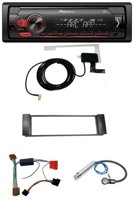 Pioneer 1DIN USB DAB MP3 AUX Autoradio für Audi A3 8L 00-03 A6 C5 00-04 Aktivsys - Bild 1 von 4