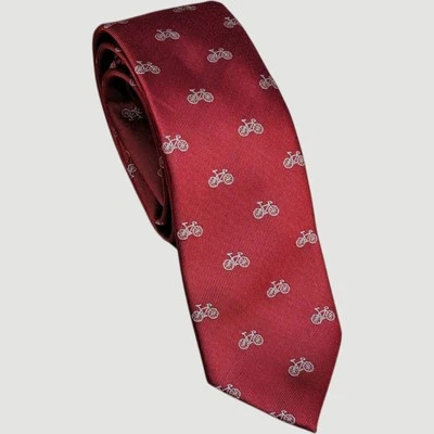 Corbata informal de negocios delgada Sprezza 58" L x 2,75" W bicicleta ciclista bicicletas T57 Foto 1 de 4