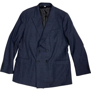 M&S Tailored Blazer marine italienischer Stoff zweireihig 46 lang NEU - Bild 1 von 9