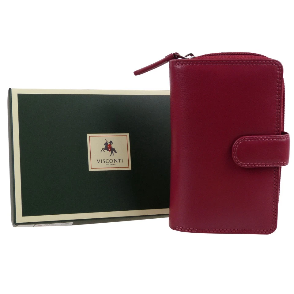 Cartera/cartera de cuero mediana para dama de Visconti; colección Heritage regalo en caja Foto 1 de 1