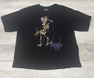 Camiseta De Colección Tim Burton 2005 Novia Cadáver Película Bonejangles Negra Talla XL - Imagen 1 de 11