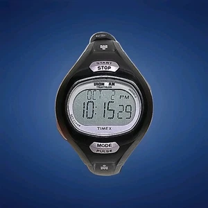 Reloj Timex Ironman Mujer Triatlón 35mm Negro Rosa Digital Indiglo - Imagen 1 de 7