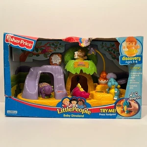 Fisher Price Little People Baby Dinoland Dinosaurier Spielset Sounds & Figuren - Bild 1 von 12