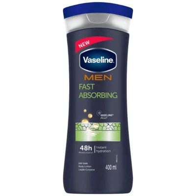 Vaseline Men Fast Absorbing Vaseline Jelly Body Lotion, 13.5oz - Image 1 of 4