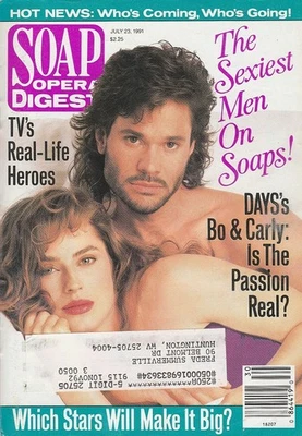Soap Opera Digest July 23, 1991 CRYSTAL CHAPPELL-PETER RECKELL-SEXIEST MEN ON TV - Image 1 of 4
