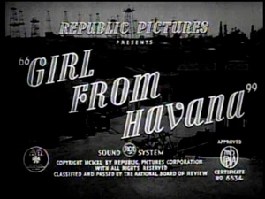 Girl From Havana 1940 Dennis O'Keefe, Claire Carleton region free DVD - Picture 1 of 1