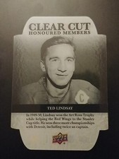 2011-12 Upper Deck Ted Lindsay Clear Cut Honoured Members #96/100 HOF-13 SP