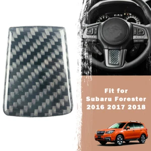 Carbon Fiber Steering Wheel Cover Sticker Trim Pour FOR Subaru Forester 16-2018 - Picture 1 of 4