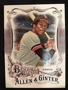2016 TOPPS ALLEN & GINTER BASEBALL LEGENDS ROD CAREW MINNESOTA TWINS #BL-22
