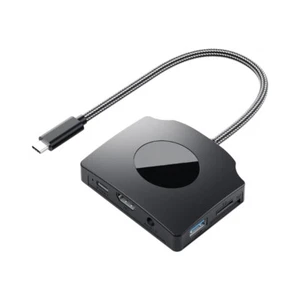 USB C Hub 100W Power Delivery USB C to HDTV Multiport Adapter 2 USB3.0 Port - Afbeelding 1 van 8