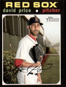 2020 Topps Heritage Base #162 David Price - Boston Red Sox