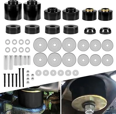 Body Mount Bushing Set Polyurethane for Ford F-150 F-250 F-350 1980-1998 2/4WD - Изображение 1 из 4