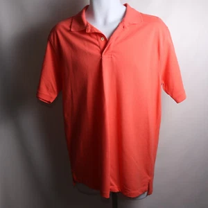 Mens St. John Bay Cotton Short Sleeves Pullover Orange Polo Shirt Medium NWOT - Picture 1 of 1