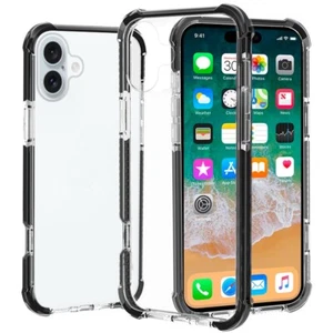 Für iPhone 16 6,1 Zoll Hülle Acryl Transparent Stoßfest Cover + Hartglas - Bild 1 von 15