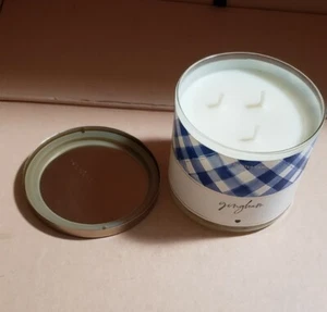 Neu Bath and Body Works 3-Docht-Gingham-Duftkerze 14,5 fl. Oz. - Bild 1 von 5