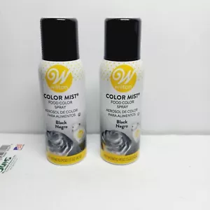 Wilton Food Color Spray (2-Pack) 1.5oz Black Color Mist Bakery Supplies - Picture 1 of 2