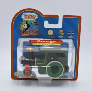 George Steamroller Character Card Thomas & Friends Wooden Railway Train 2005 New - Bild 1 von 11