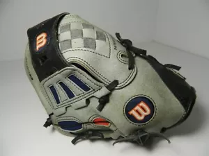 Guanto da baseball Wilson EZ Catch 325 età 7-9 RH/LHT 10,5" tutte le posizioni grigio nuovo con etichette - Foto 1 di 7