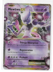 Mewtwo EX - 52/108 - Pokemon Evolutions XY Ultra Rare TCG Card - LP - Picture 1 of 2