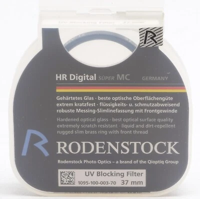 Rodenstock UV Super MC Filter 37mm NEW OLD STOCK CLEARANCE - Image 1 of 2
