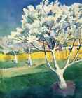 Kazimir Malevich i Photo A4 apple tree in blossom