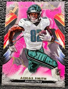 2024 Topps Inception Football Rookie Magenta - 198 Ainias Smith /99 - Picture 1 of 2