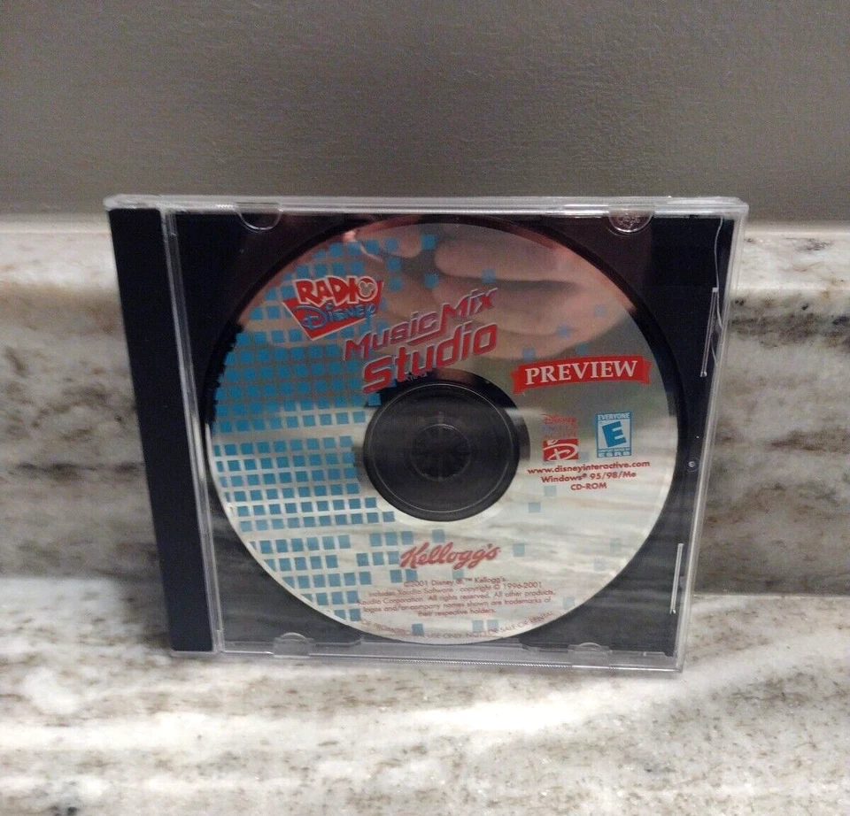 Disney Radio Preview Music Mix Studio CD Rom PC 2001 Kelloggs - Image 1 of 1