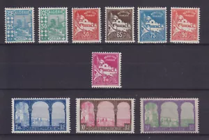 ALGERIA / ALGERIE 1927, YVERT 78-85, COMPLETE SET, MLH / MINT NO GUM (84, 85) - Picture 1 of 2