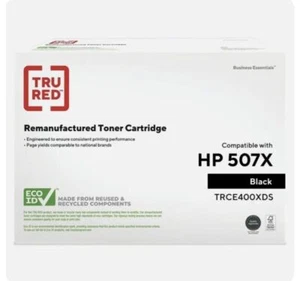 TRU RED 507X Blk High Yield Toner Cartridge TRCE400XDS For HP NEW SEALED - Picture 1 of 1