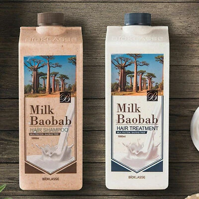 BIOKLASSE MILK BAOBAB White Musk Hair Shampoo Treatment 1000ml