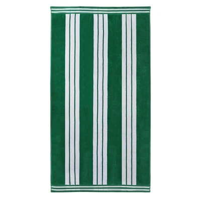 Большое крупногабаритное хлопковое пляжное полотенце в полоску Cabana 1, 2, 4 или 6 штук - Изображение 1 из 4