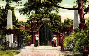Postcard tomb of Washington, Mount Vernon, Virginia - Imagen 1 de 2