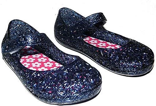Zapatos de gelatina azul niñas infantes niños pequeños estilo Mary Jane brillo talla 3 - 5 pulgadas NUEVO Foto 1 de 1