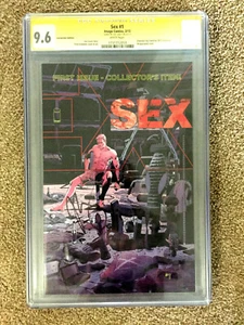 CGC Comic SEX #1 Convention Edition Signed Joe Casey Grading 9.6 - Picture 1 of 1