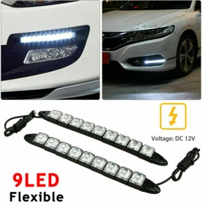 2x Auto Tagfahrlicht Universal Blinker Tagfahrleuchten LED TÜV DRL Scheinwerfer - Bild 1 von 10