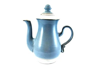 Denby Blue Castile COFFEE POT with LID Vintage - Picture 1 of 12