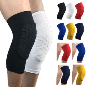 2 PCS Basketball Knee Pads Sports Running Leg Sleeves Compression Brace Support - Picture 1 of 7