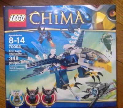 Lego Legends of Chima Eris Eagle Interceptor (70003) vem Eris, Razar e Rizzo - Imagem 1 de 2
